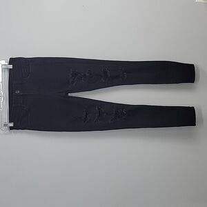 American Eagle Next Level Stretch Black High Rise Legging Jeans 4